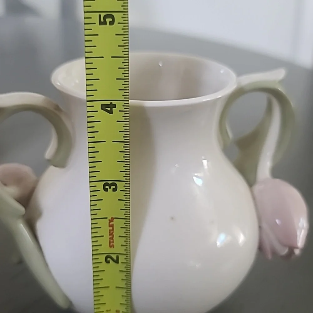 Goebel WGermany White Ceramic Tulip Vase